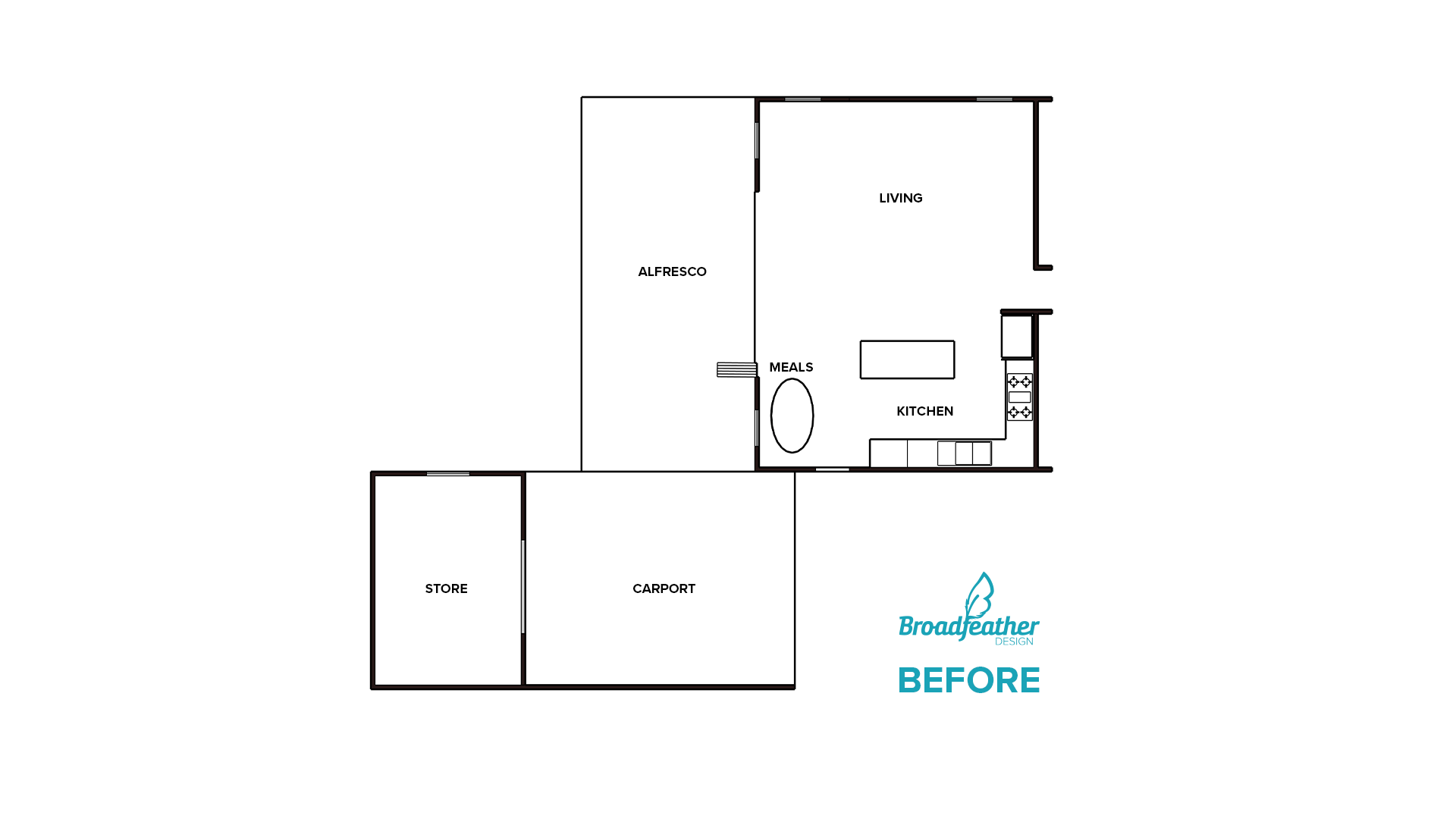 blackburn-south Before Floorplan